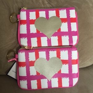 NWT Valentines Day Heart Coin Purse Bundle Lot